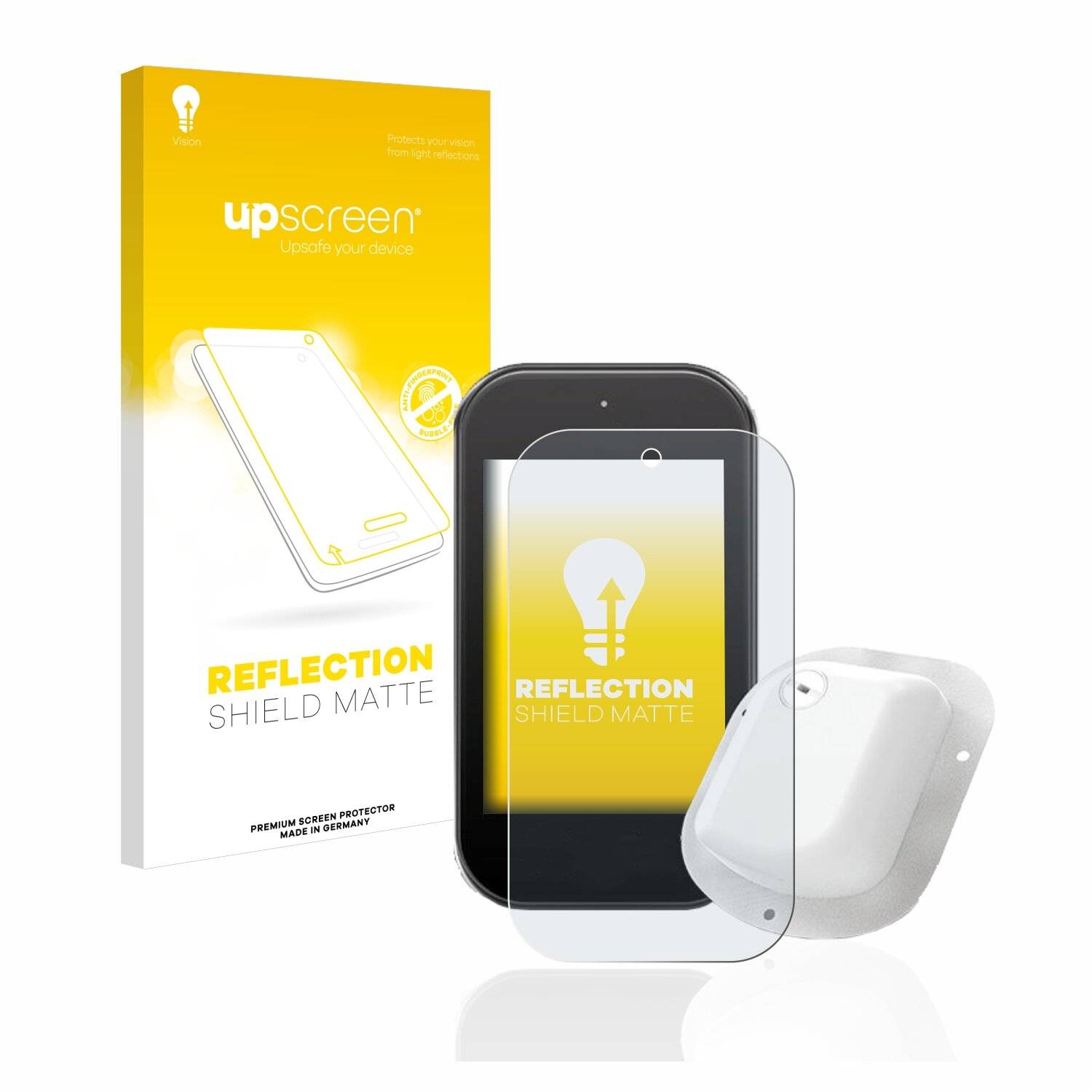 upscreen Reflection Shield Matte Premium Displayschutzfolie für GlucoMen Day PUMP