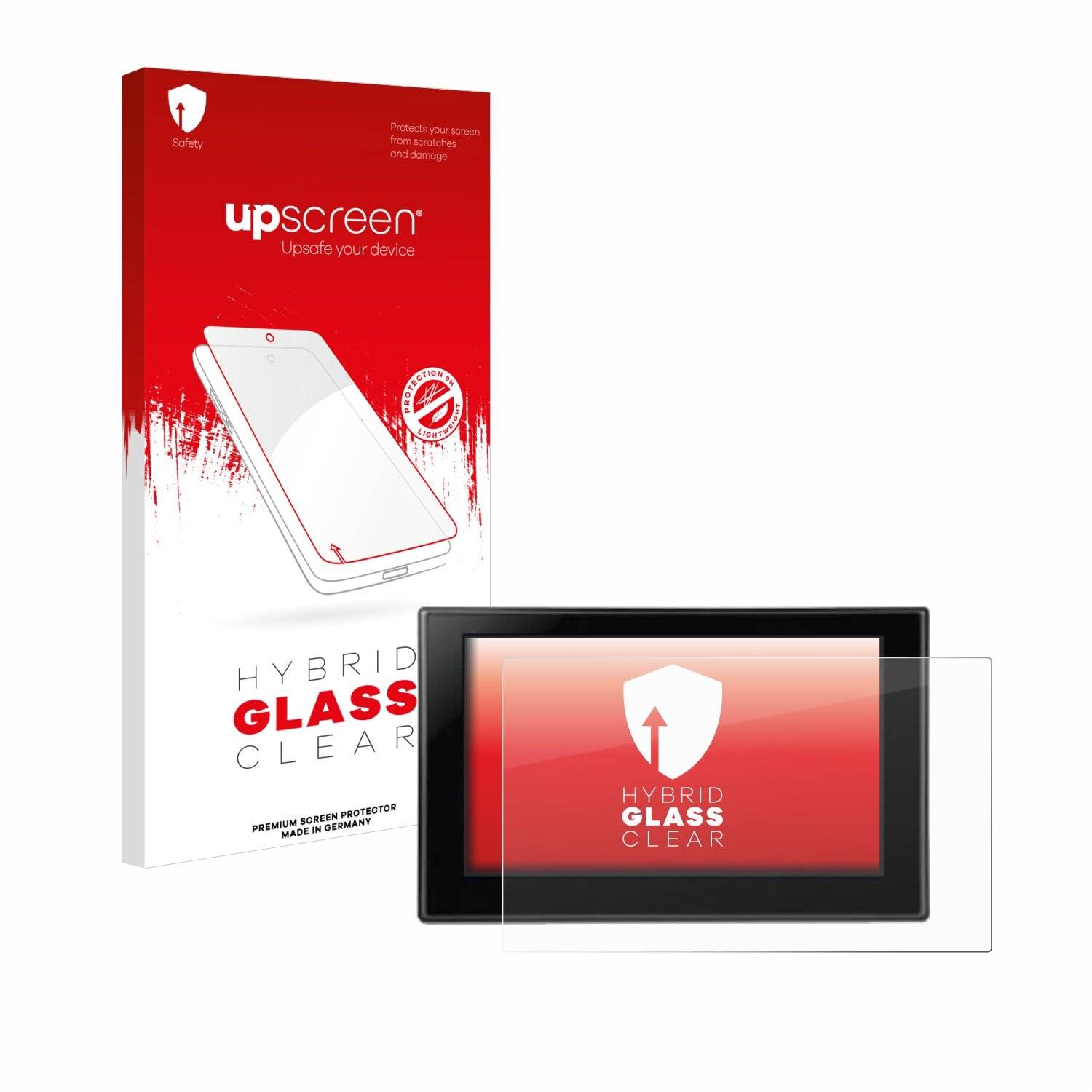 upscreen Hybrid Glass Clear Premium Schutzglas Folie für Garmin nüvi