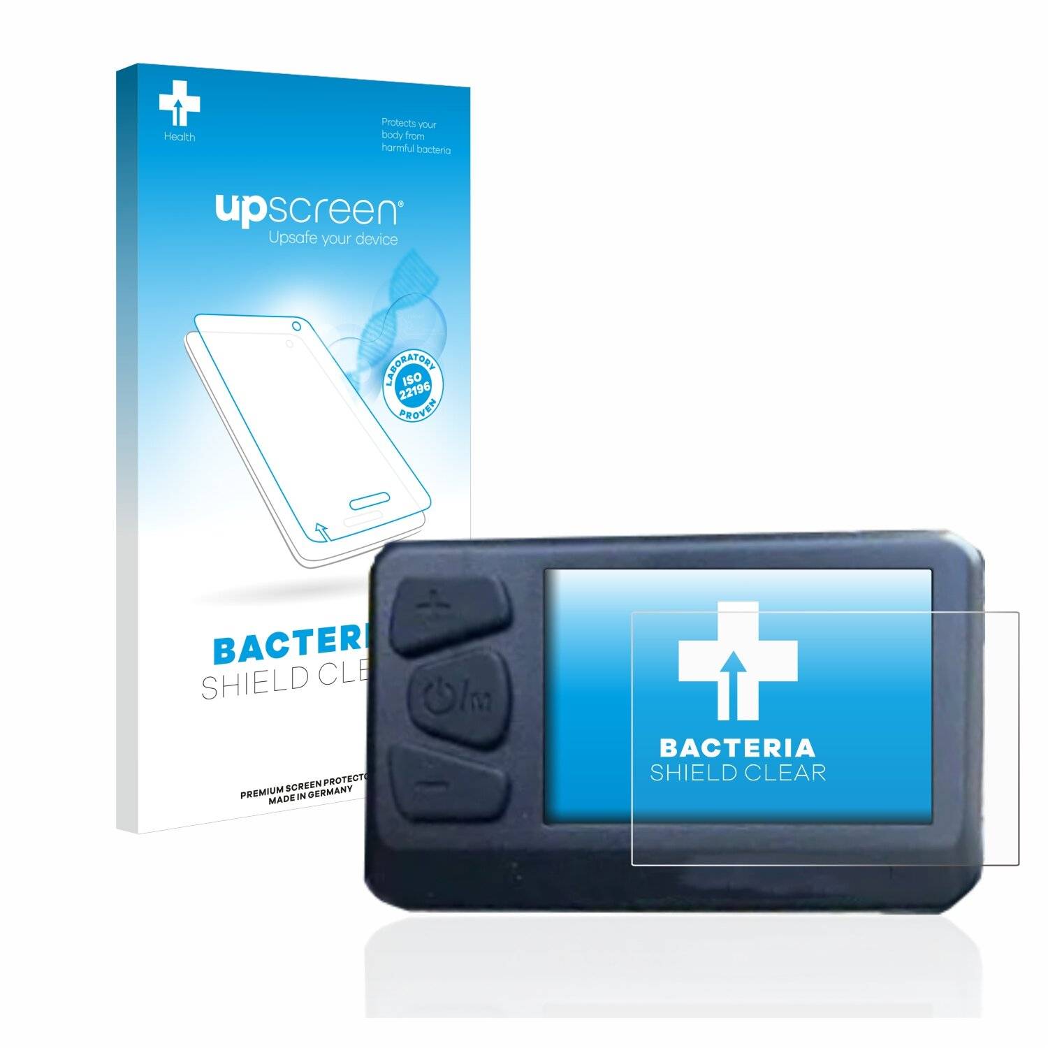 upscreen Bacteria Shield Clear Premium Antibakterielle Displayschutzfolie für Zündapp Z810