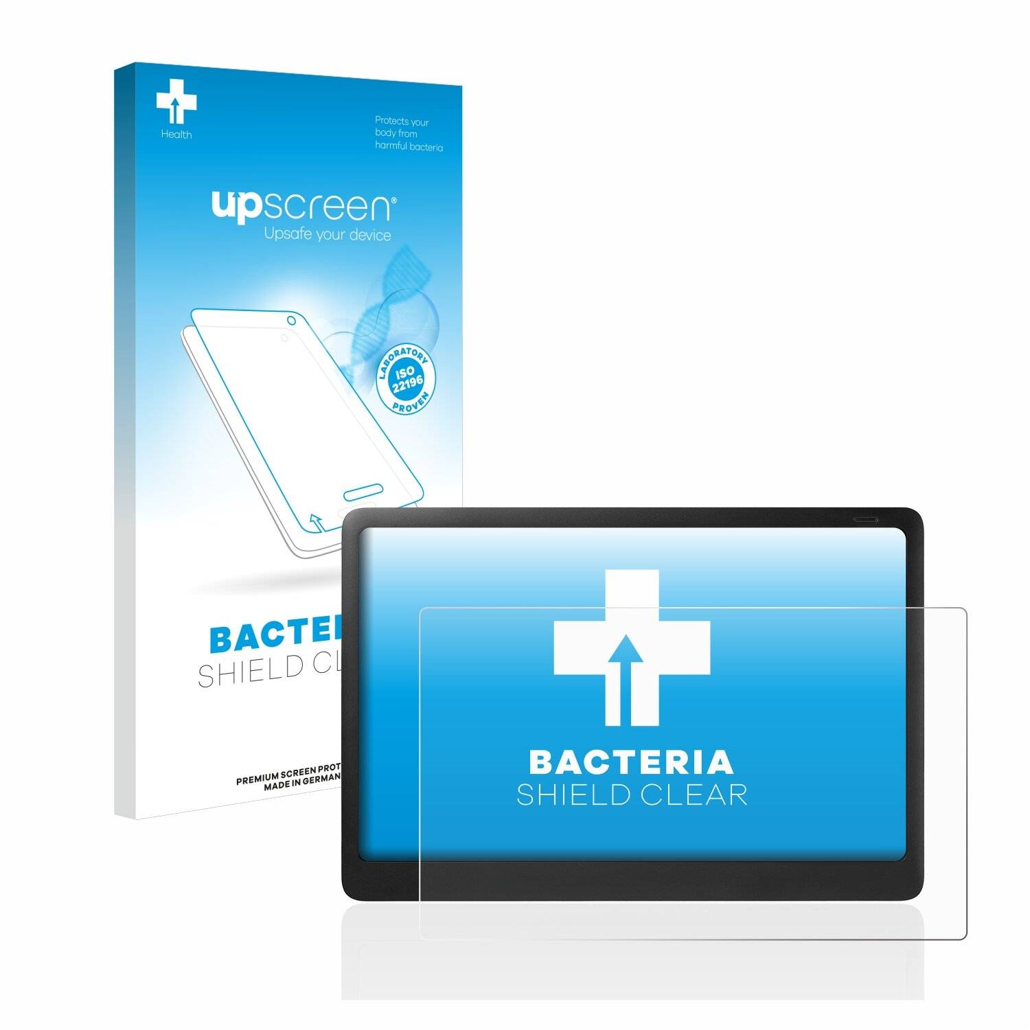 upscreen Bacteria Shield Clear Premium Antibakterielle Displayschutzfolie für Wacom