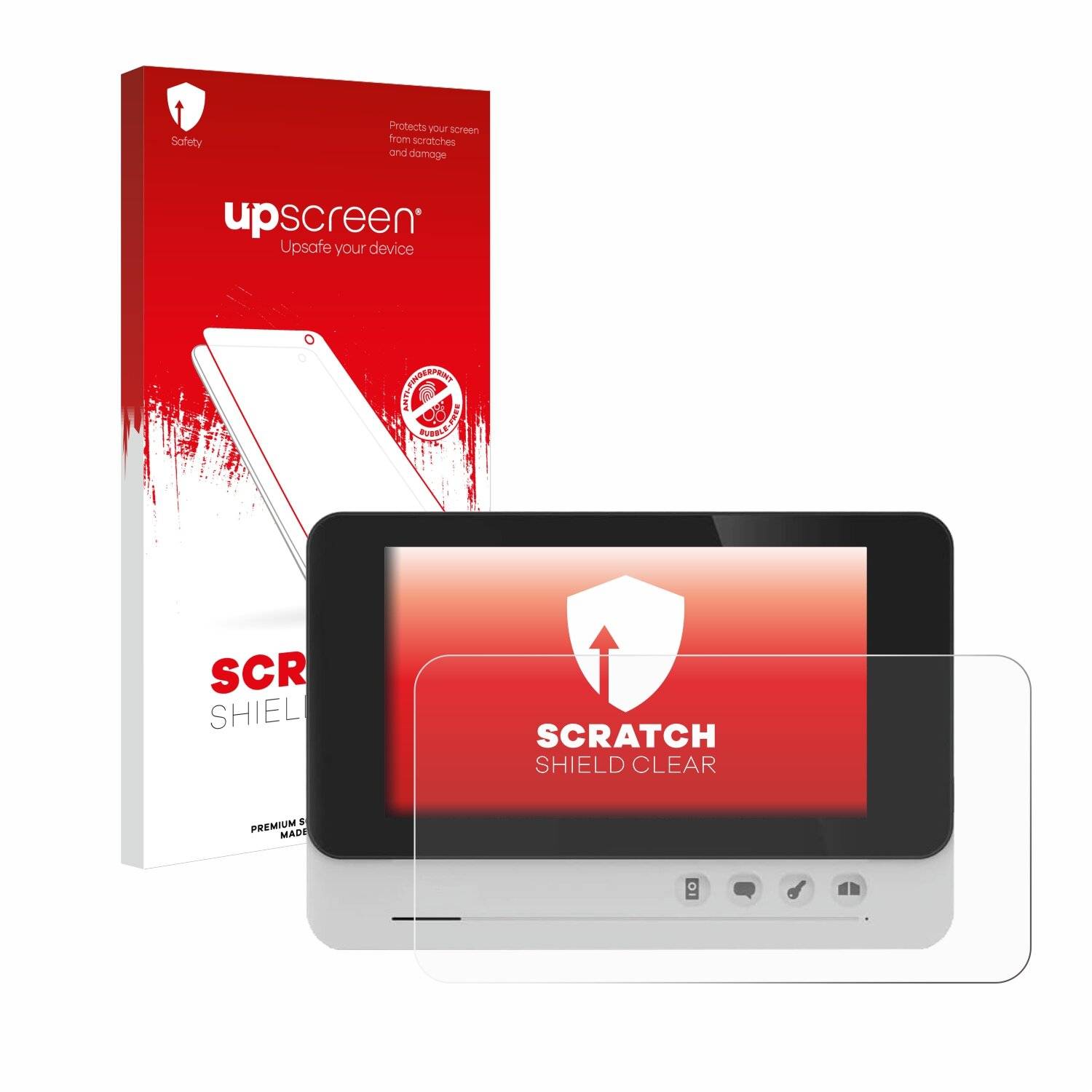 upscreen Scratch Shield Clear Premium Displayschutzfolie für Philips WelcomeEye