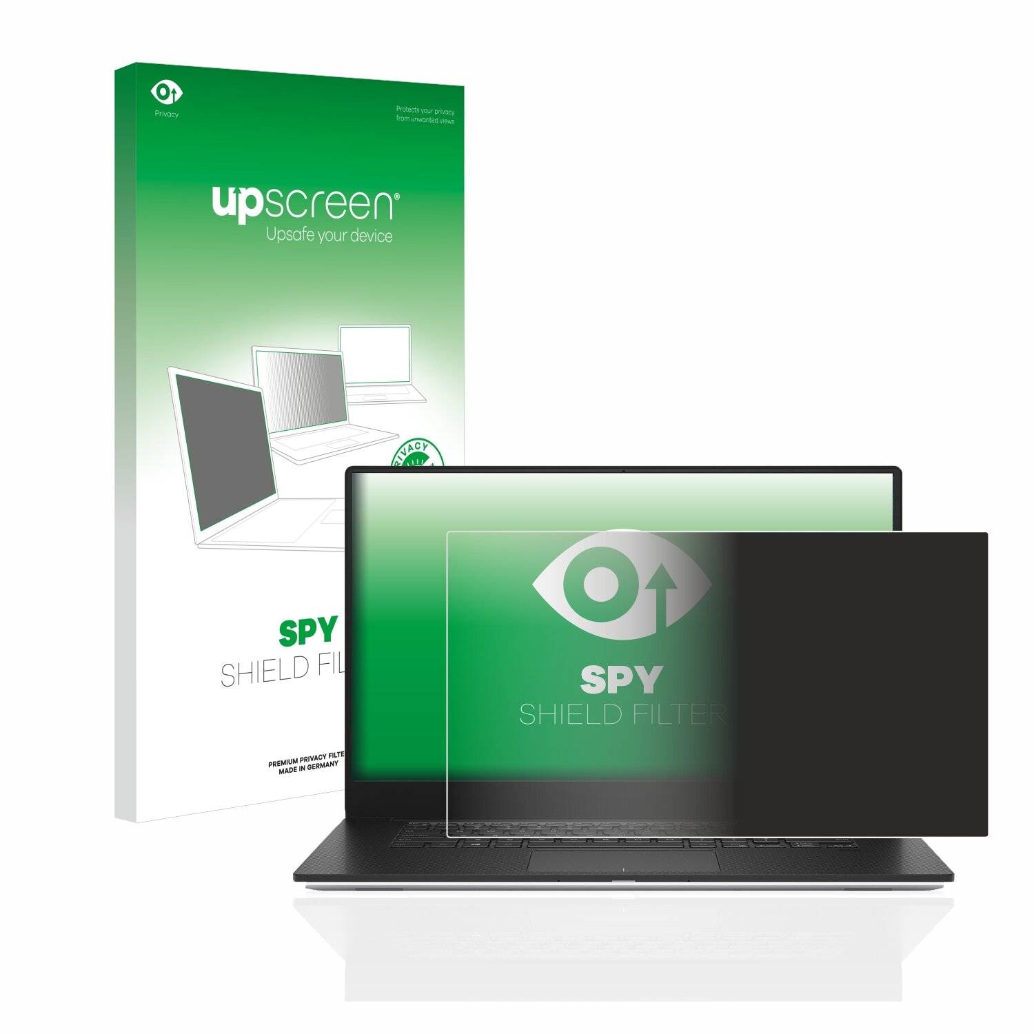 upscreen Spy Shield Filter Premium Blickschutzfilter für Dell XPS 15 9570