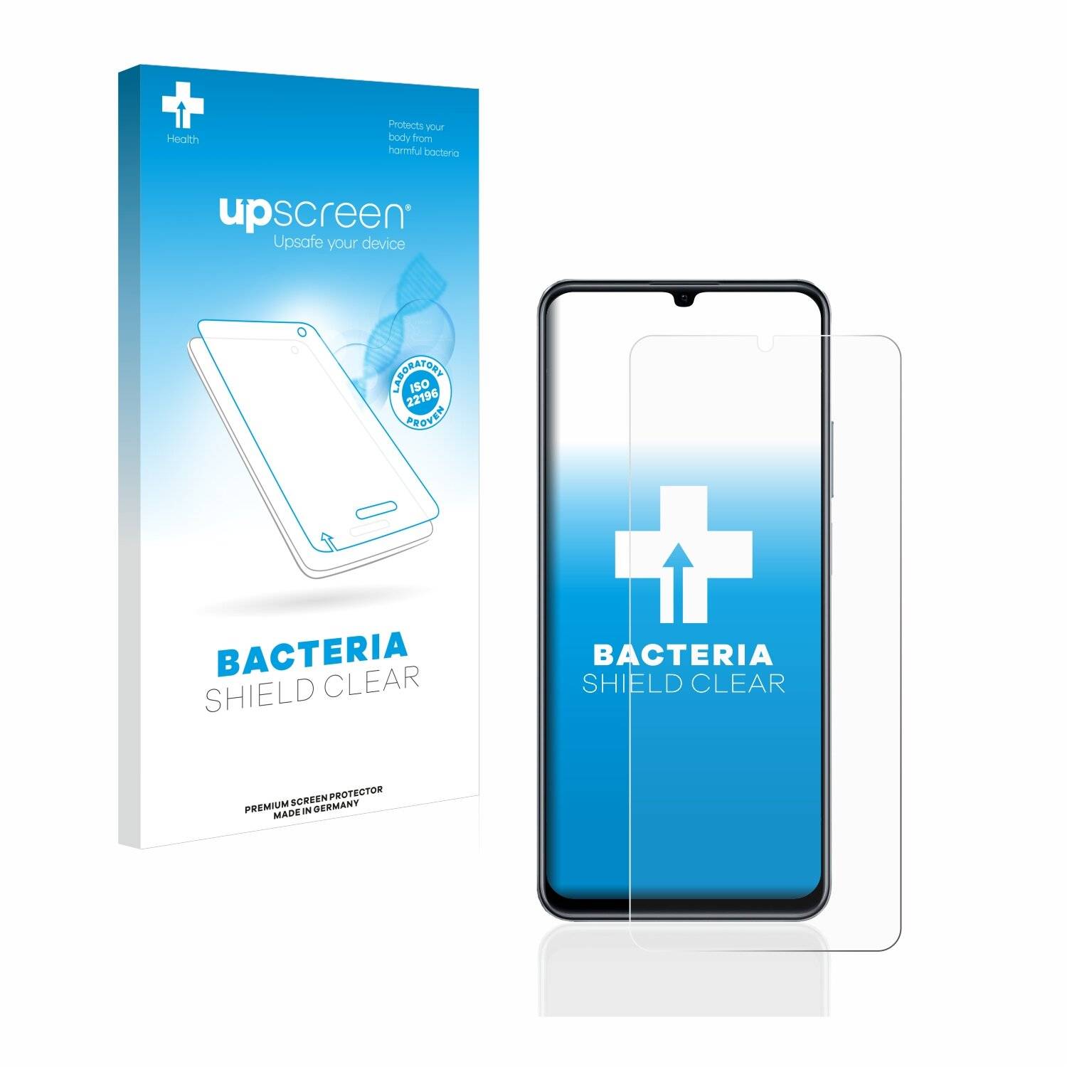 upscreen Bacteria Shield Clear Premium Antibakterielle Displayschutzfolie für realme Narzo
