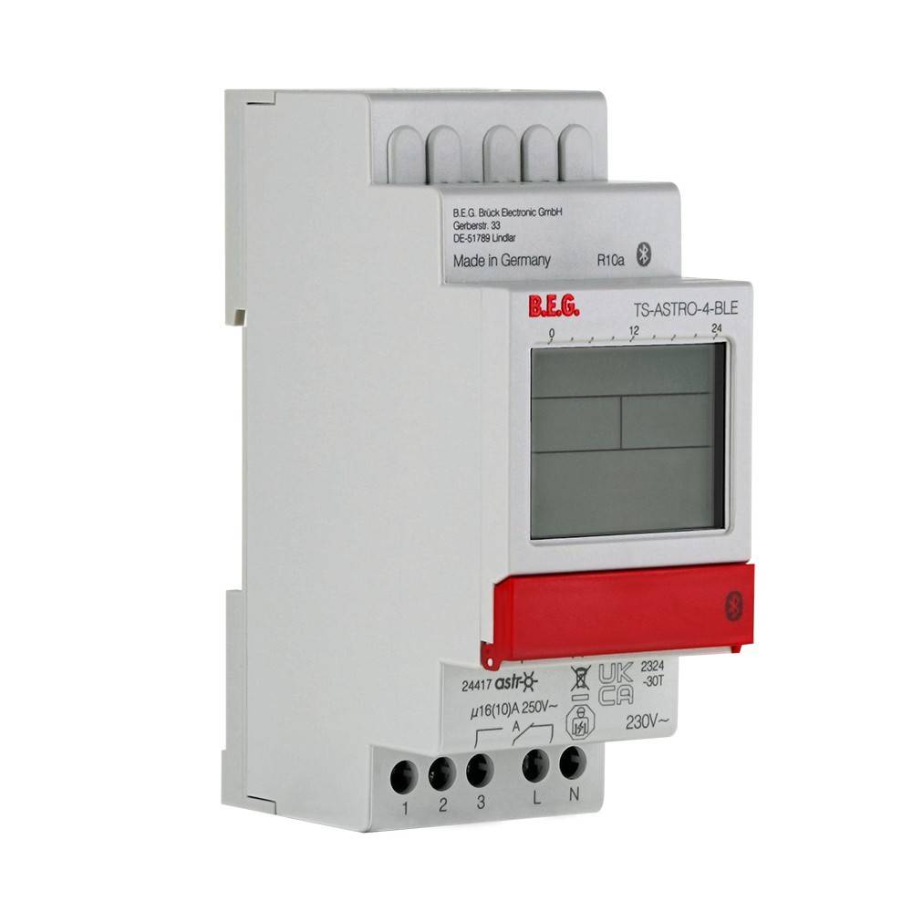BEG Brück Electronic Zeitschaltuhr TS-ASTRO-4-BLE