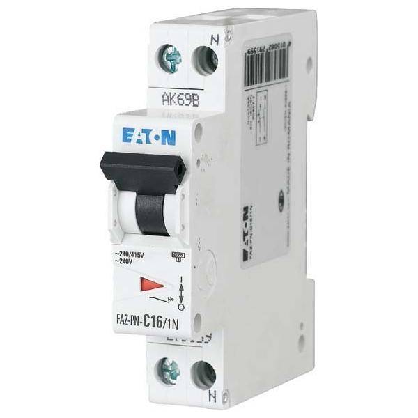 Eaton Leitungsschutzschalter 1p. FAZ-PN-C4/1N