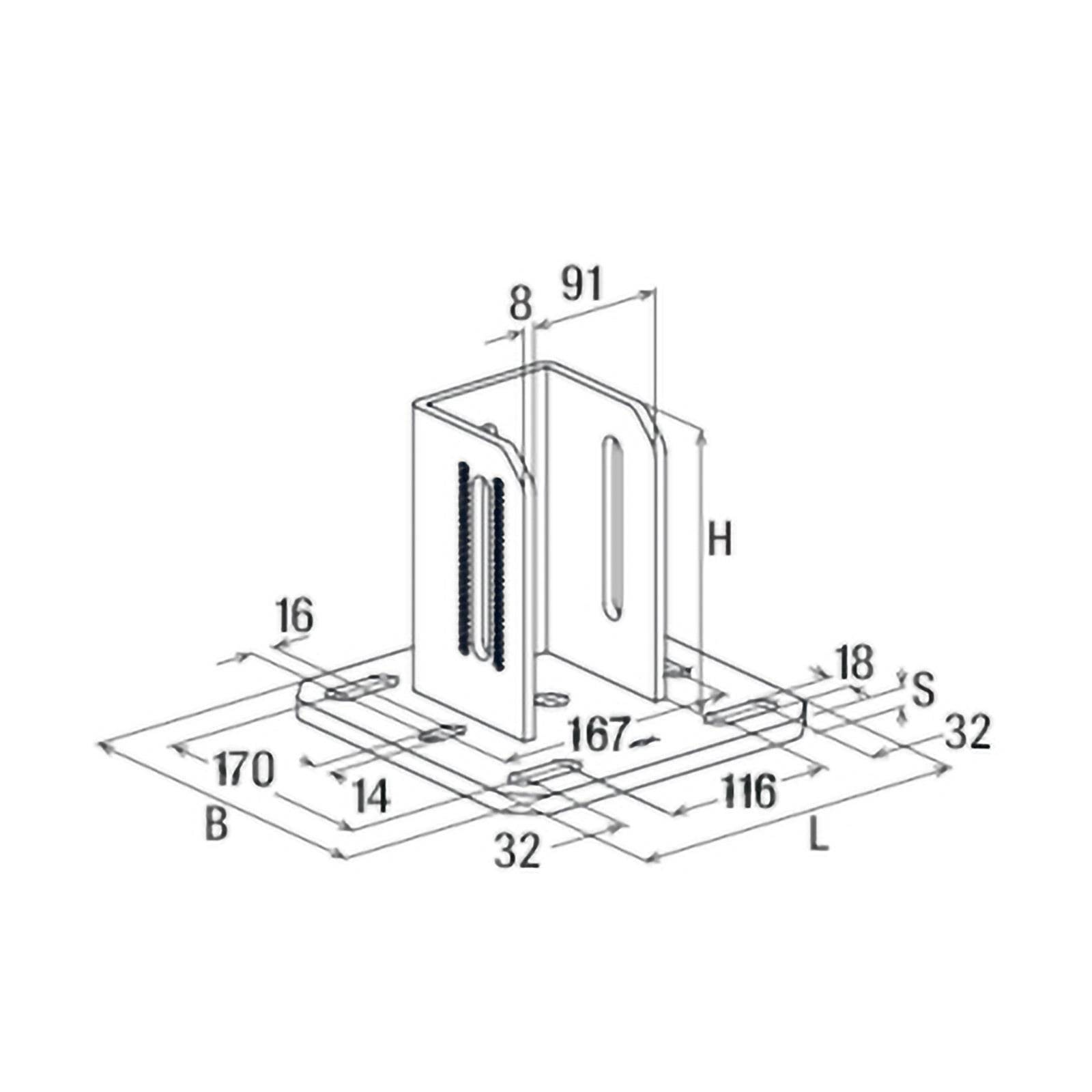Fischer Sattelflansch FMSF 120S - 547824
