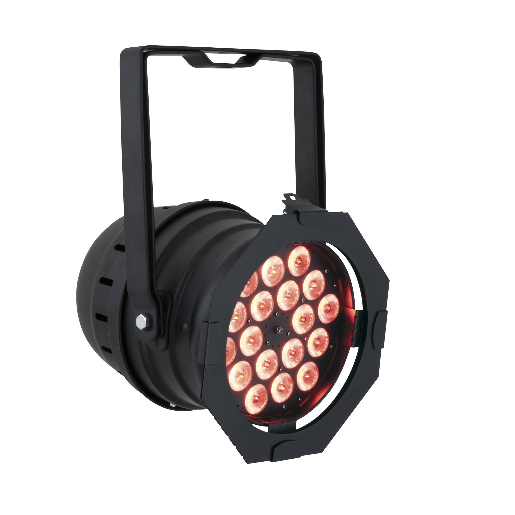 Showtec LED Par 64 Short Q4-18 18x 8 W RGBW LED Parkanne - Schwarz