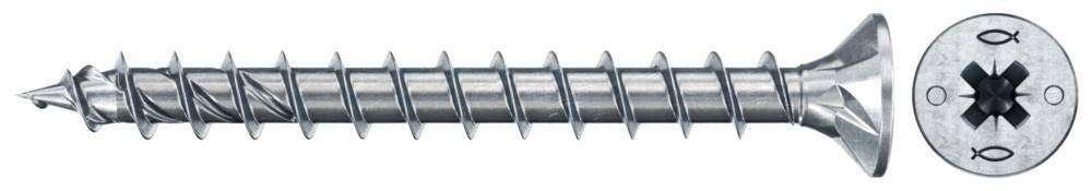 Ein Nahaufnahmefoto eines metallischen Schneckenbohrers mit Schraubenrillen, der zum Bohren oder Bewegen von Materialien verwendet wird, vor einem einfarbigen weißen Hintergrund.