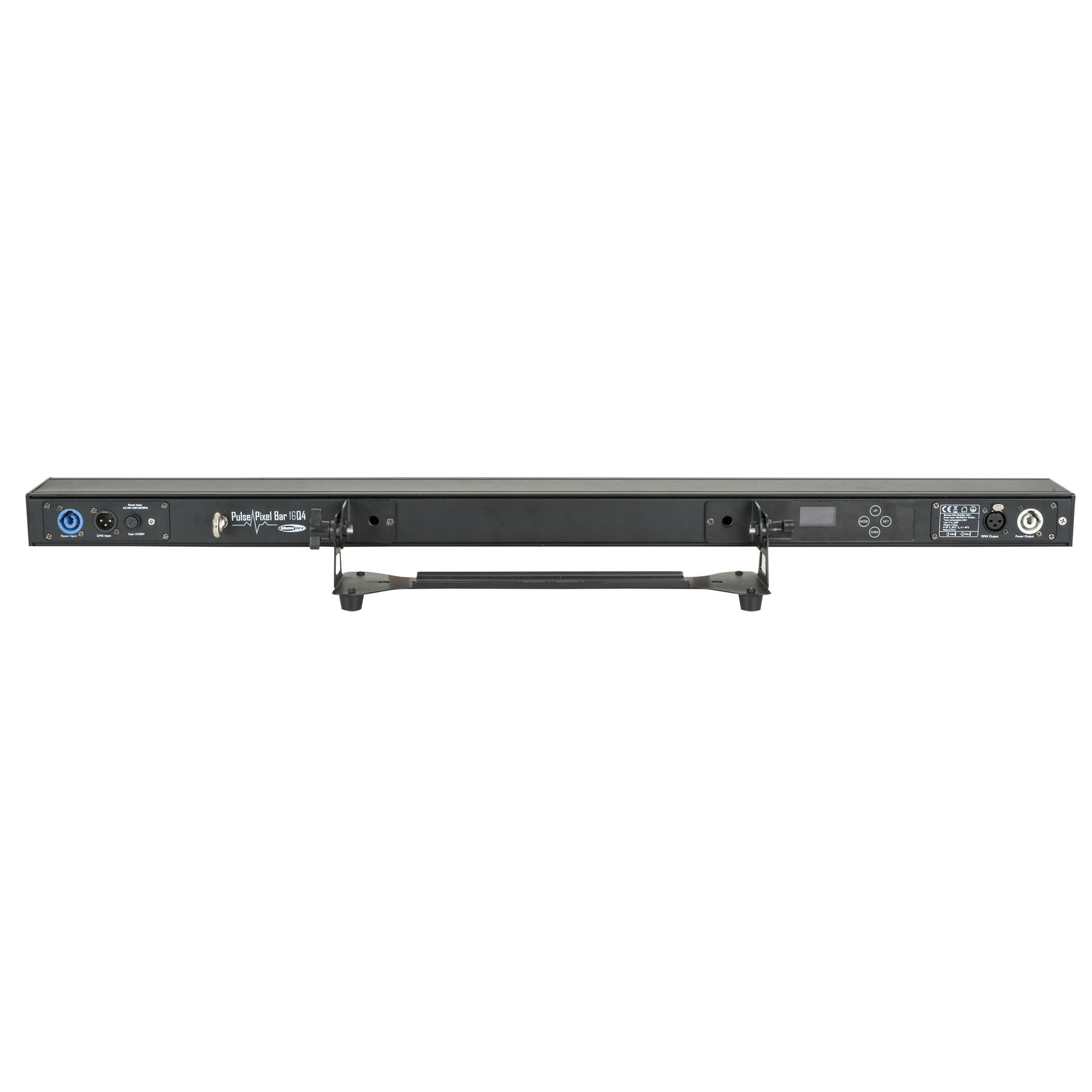 Ein schwarzes rechteckiges Rack-Mount-Audioprozessor mit verschiedenen Reglern, Tasten und einem LCD-Bildschirm auf der Frontplatte zur Soundanpassung.