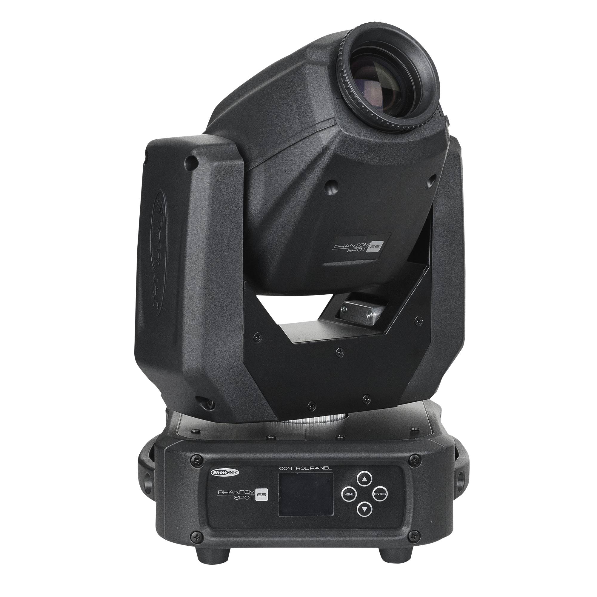 Showtec Phantom 65 Spot Kompakter 65 W LED Spot Moving Head - Schwarz