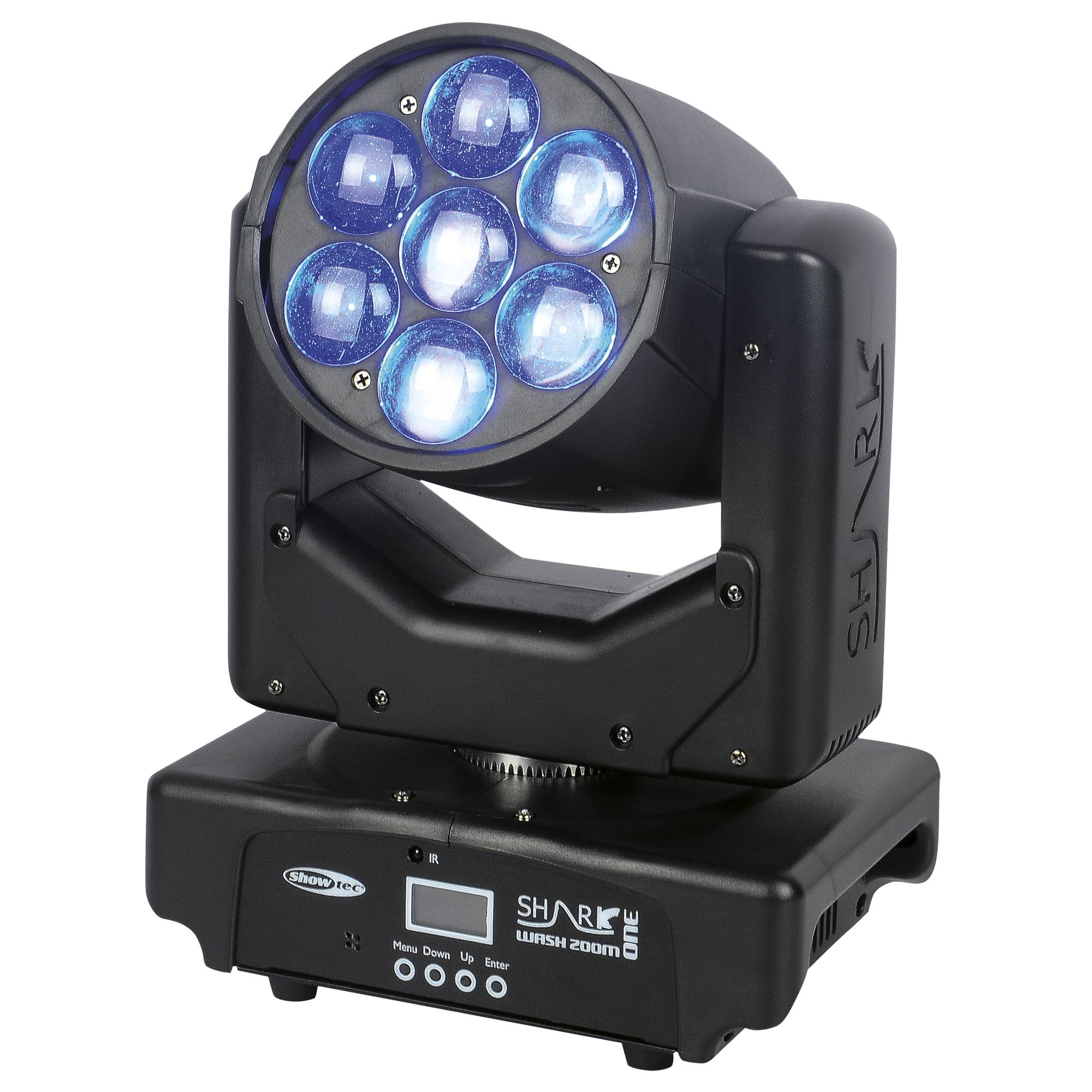 Showtec Shark Wash Zoom One 7x 15 W RGBW LED- Wash Moving head