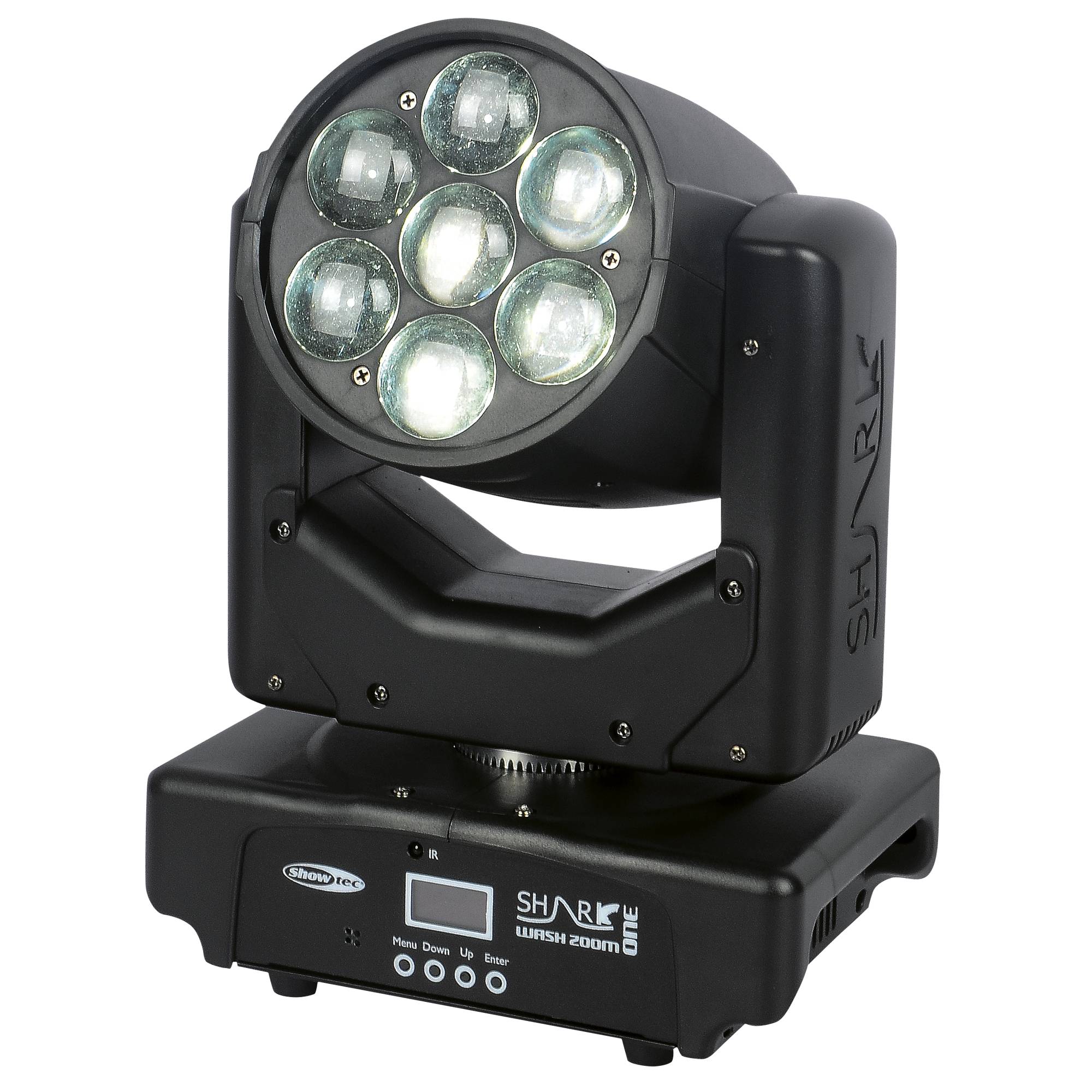 Showtec Shark Wash Zoom One 7x 15 W RGBW LED- Wash Moving head