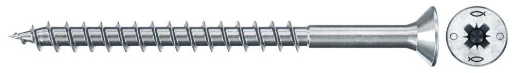 Ein Nahaufnahmebild eines metallischen Schraubengewindes, das die spiralförmigen Rillen und die reflektierende Oberfläche des Schraubenkörpers zeigt.