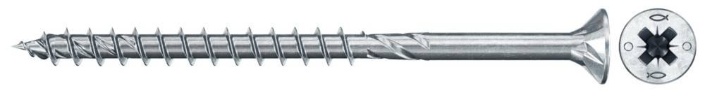 Ein Metallbohrer mit scharfen Spiralen zum Schneiden und Bohren durch verschiedene Materialien.