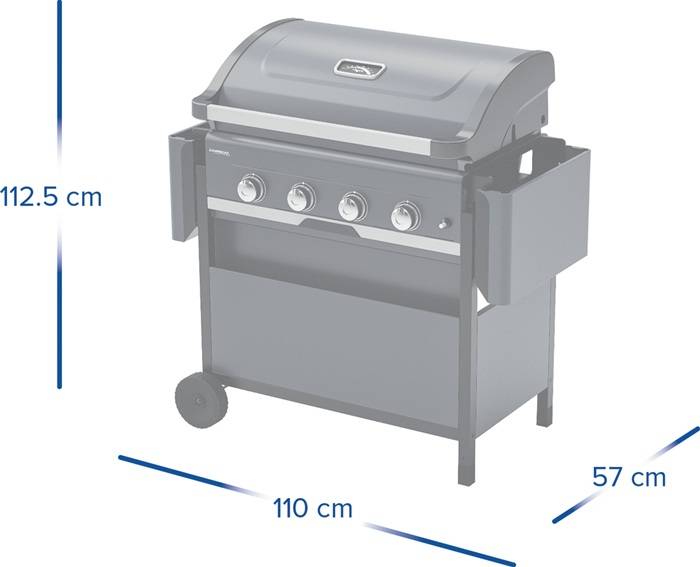 Gasgrill Select 4 L 4 Edelstahlbrenner CAMPINGAZ