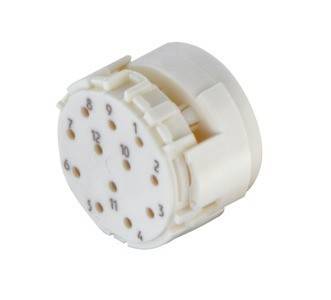 Ein weißer Drehschalter mit den Zahlen 1 bis 12, die den Frontbereich umrunden, der zum Einstellen von Parametern oder Auswählen von Modi verwendet wird.