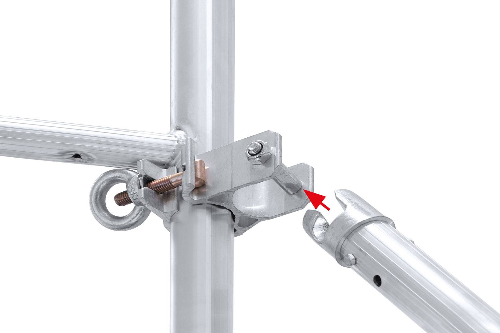 Hymer Fahrgerüst mit Ausleger 1,9x0,65m 3,25m AH