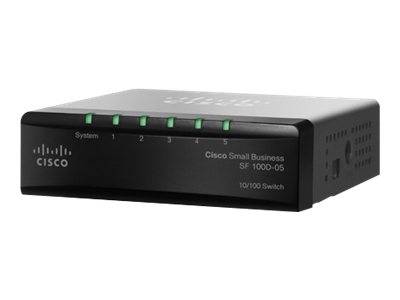 Cisco Small Business SF 100D-05 - Switch - unmanaged