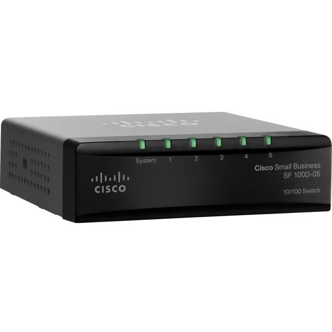 Cisco Small Business SF 100D-05 - Switch - unmanaged