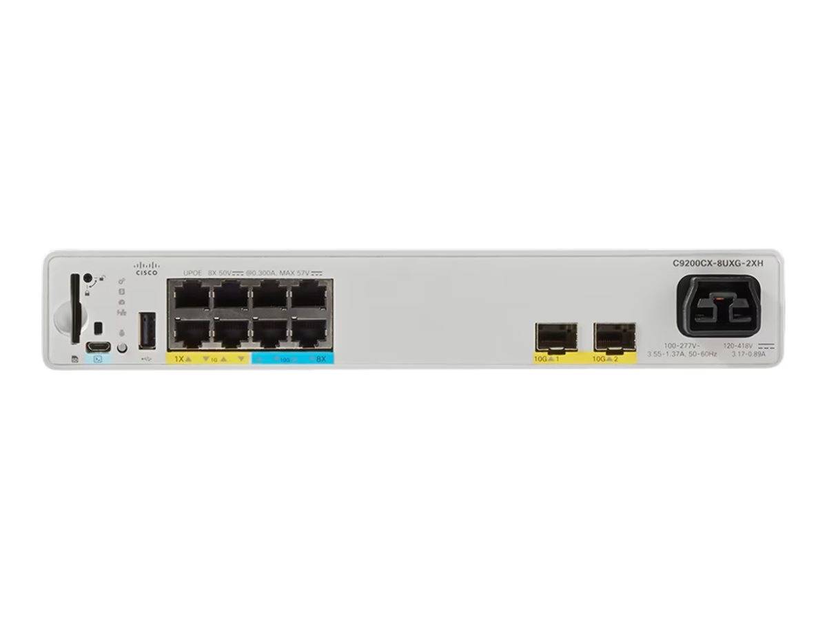 Cisco Catalyst 9200CX - Network Advantage - Switch - kompakt - L3 - managed - 4 x 10/100/1000 (UPOE)