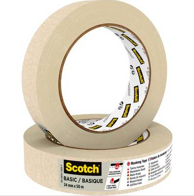 3M Scotch Abdeckband - Basic - Allzweck-Klebeband - Beige