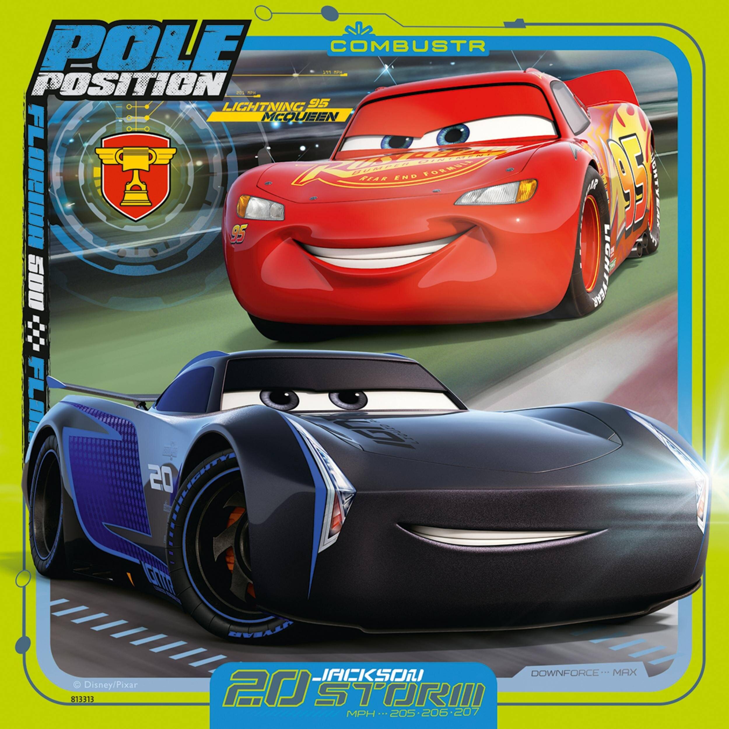 Disney Cars 3 Puzzle, 3x49tlg.