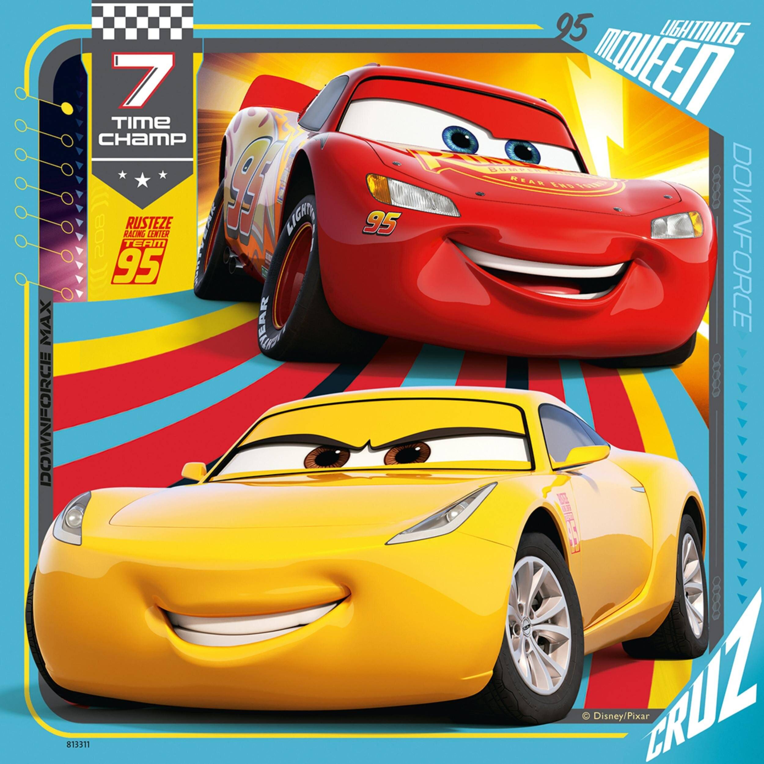 Disney Cars 3 Puzzle, 3x49tlg.