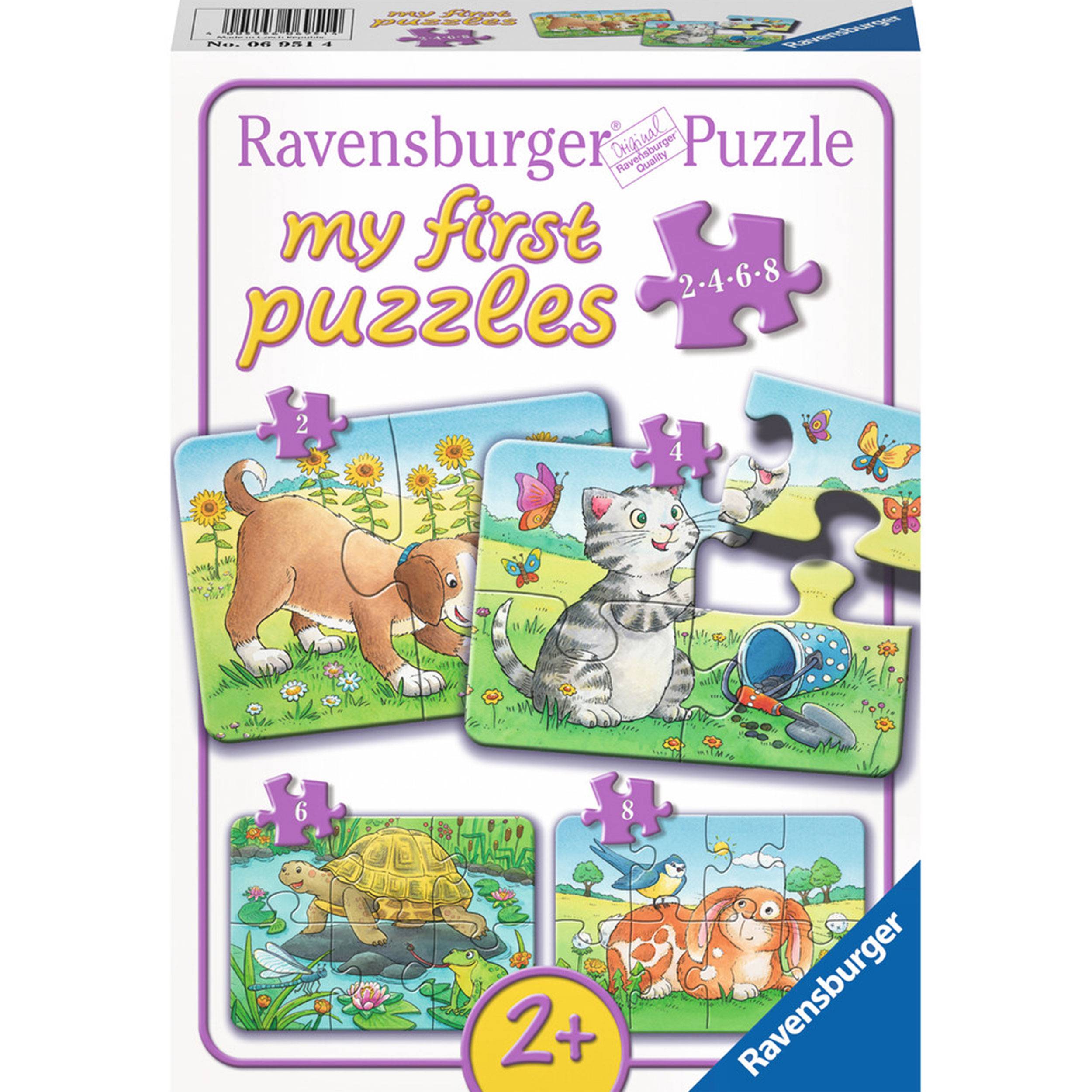 Ravensburger Puzzle Niedliche Haustiere, My First Puzzles, 8 Teile, 06951 4