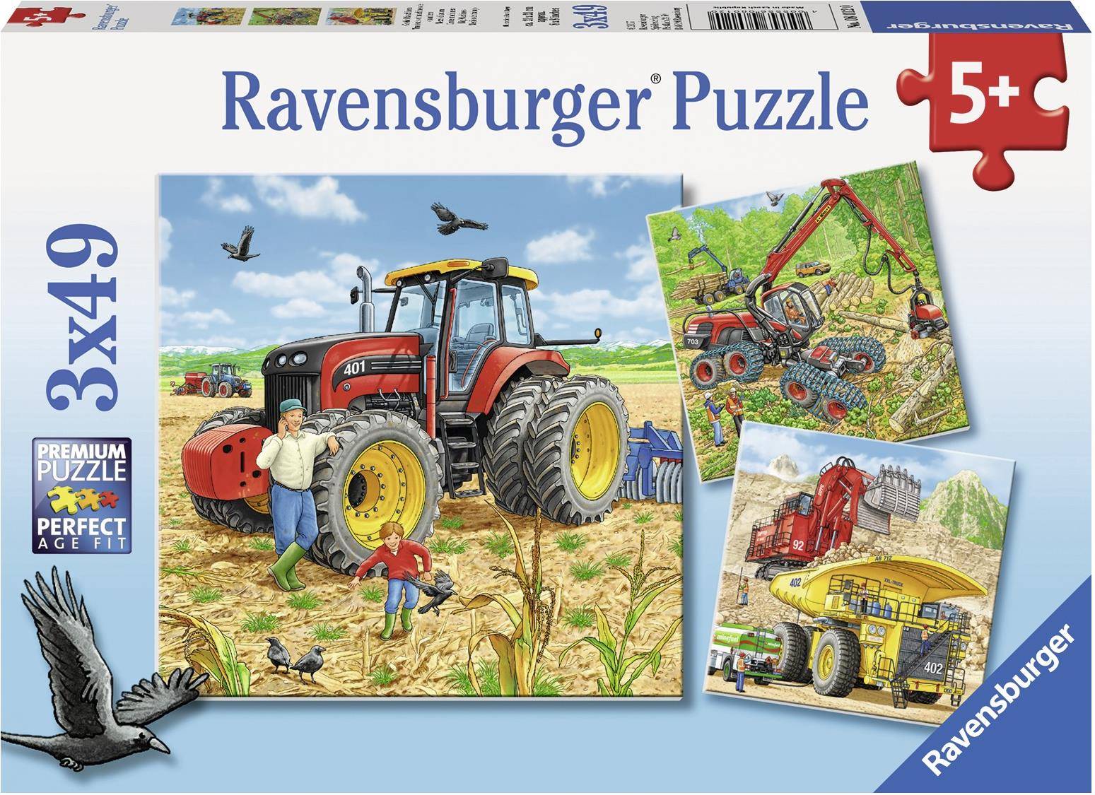 Ravensburger 3x49 PCS Big Machines (80120)