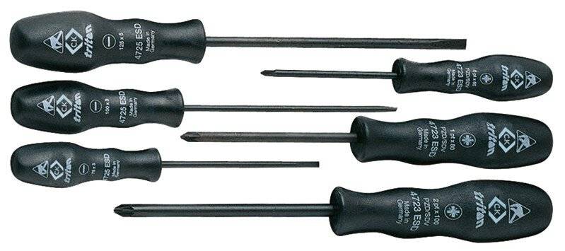 ESD Schraubendrehersatz SL/PZ, 6-teilig