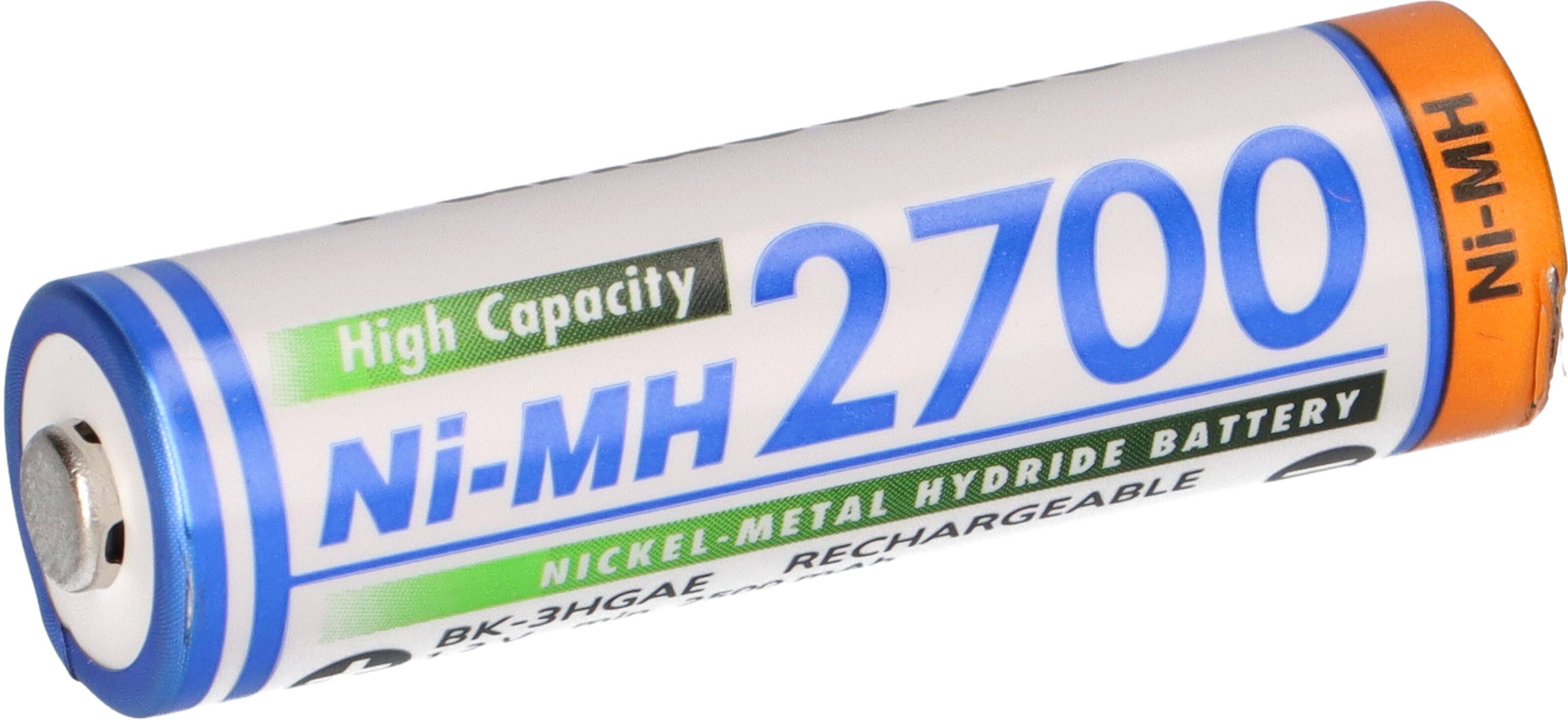 Panasonic AA Mignon Akku BK-3HGAE/BF1 Ni-MH 1,2V 2700mAh