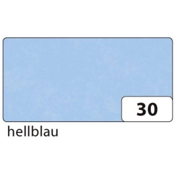 Transparentpapier - hellblau 70 cm x 100 cm 42 g/qm.