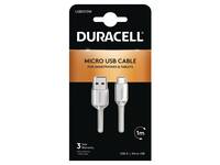 Duracell USB5013W - 1 m - USB A - Micro-USB A - 2.0 - Weiß