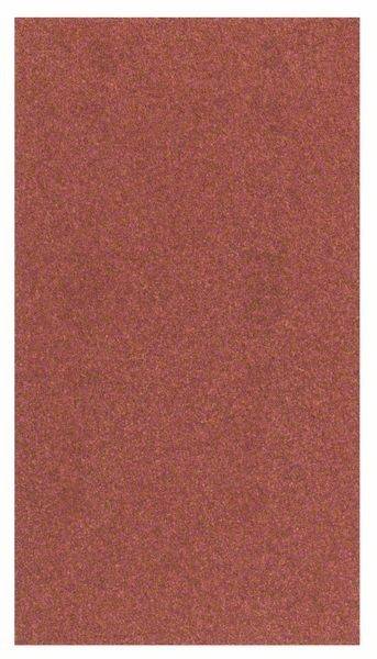 Eine Nahaufnahme eines rötlich-braunen Schleifpapiers, das seine körnige Textur und gleichmäßige Farbe zeigt.