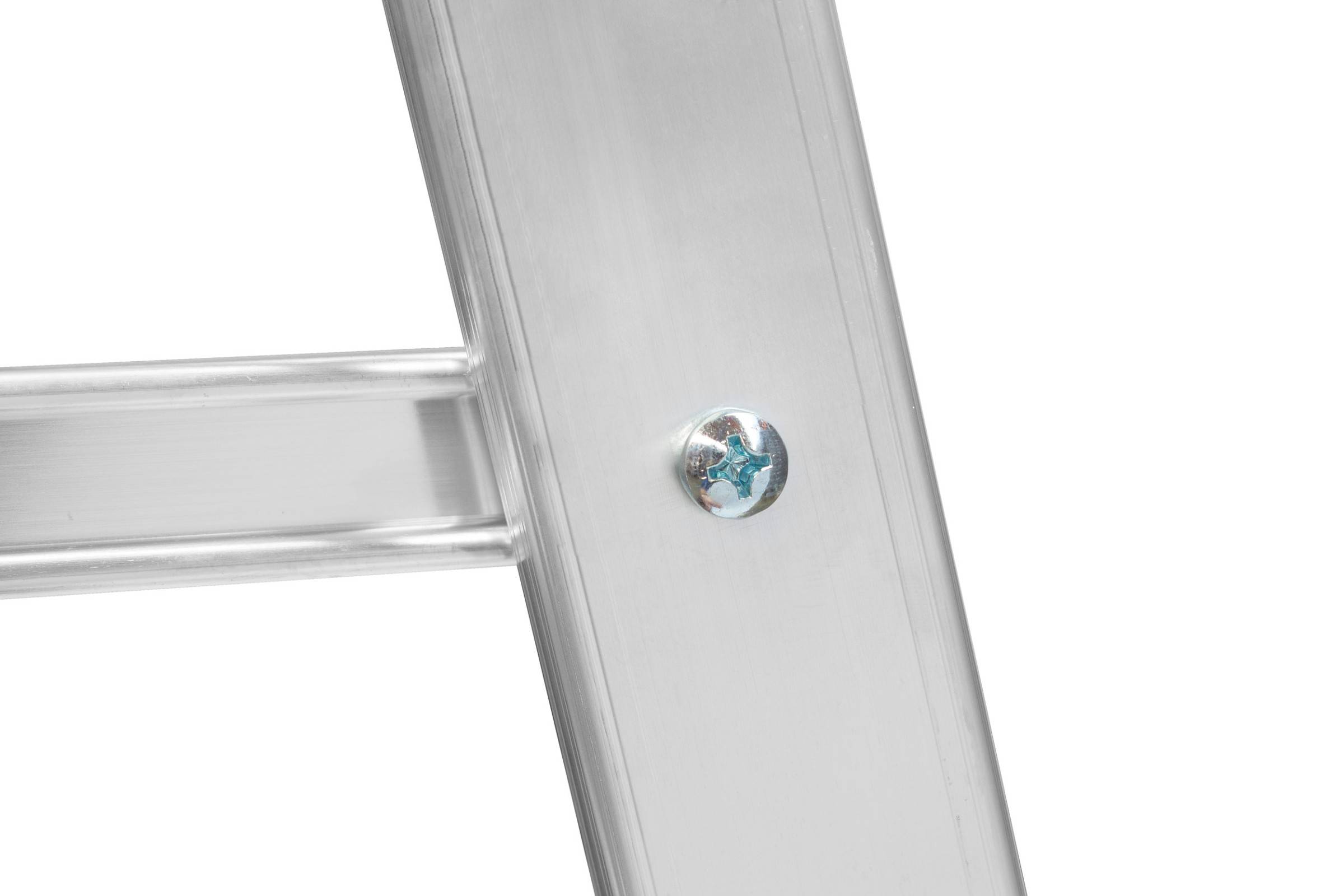 Hymer Plattformleiter mit beidseitigem Handlauf und Aluminium Ablageschale 7 Stufen