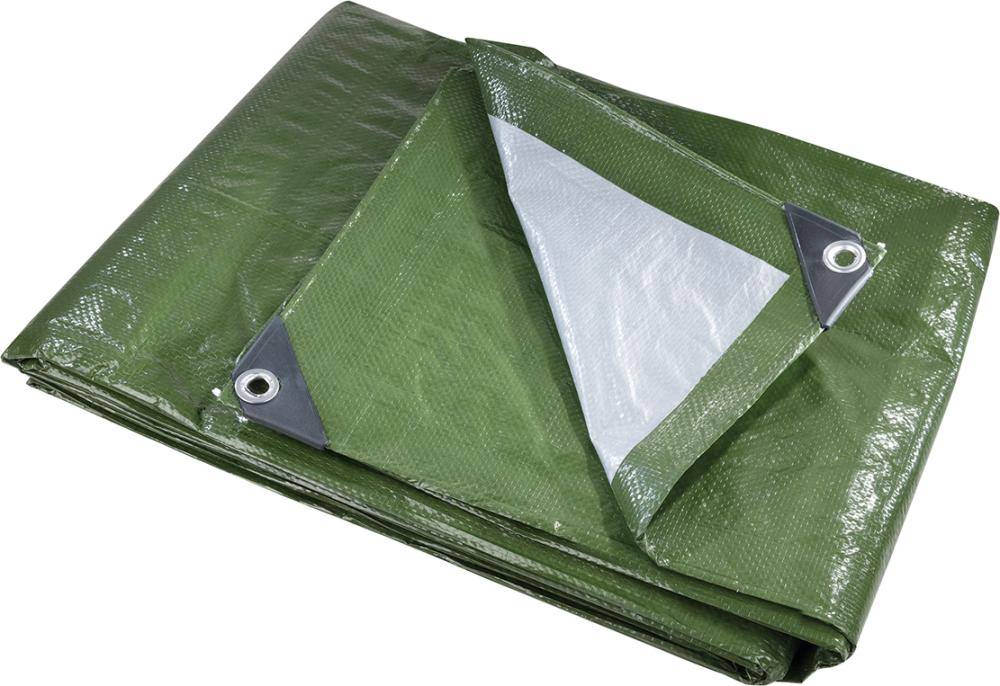 Gewebe-Abdeckplane 4 x 5 m 140g/m² grün