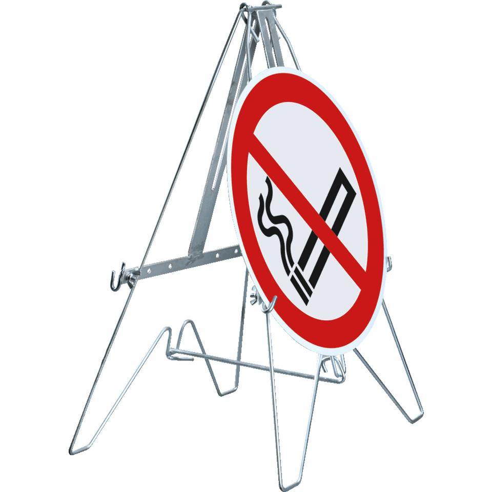 Schilderständer, klein, feuerverzinkter Stahldraht, Höhe 600mm, 1,1kg