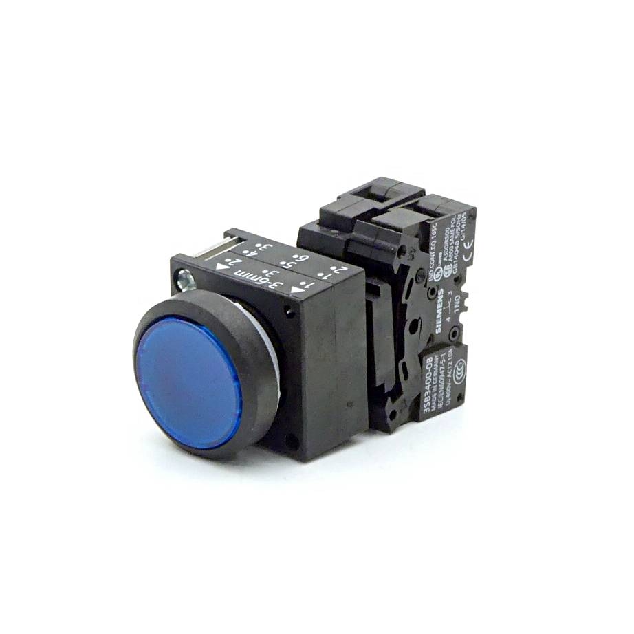 Siemens Drucktaster blau (3SB3245-0AA51)