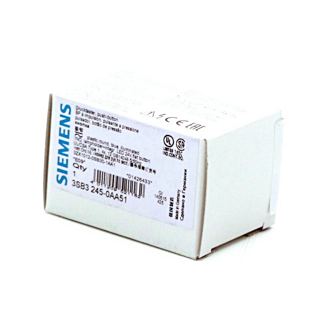 Siemens Drucktaster blau (3SB3245-0AA51)