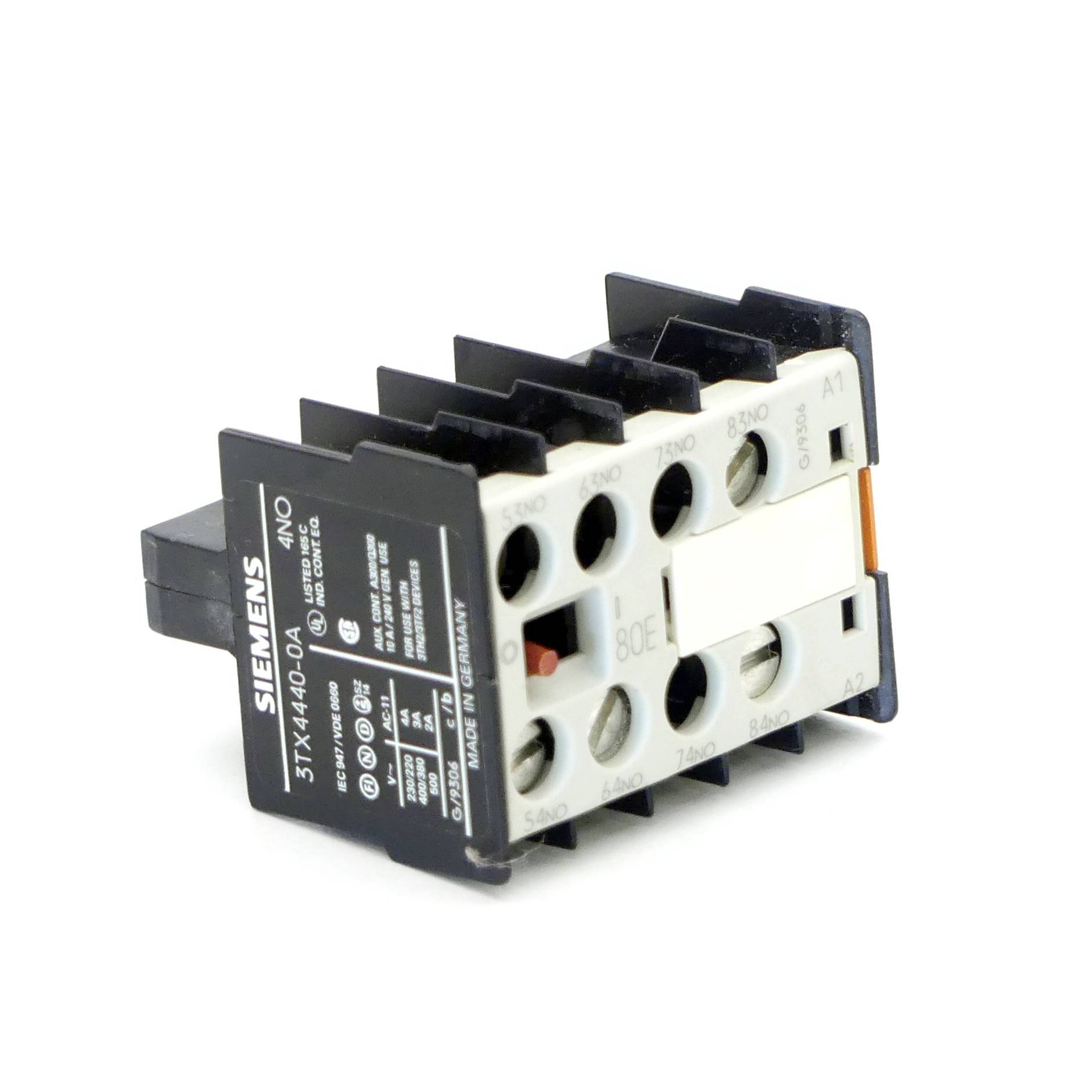 Siemens Hilfsschalterblock (3TX4440-0A)