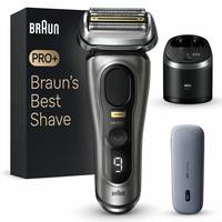Braun Series 9 Pro+ 9575cc Wet & Dry, Folienschaber, Metallisch, Akku, Lithium-Ion (Li-Ion), 90 min, Box