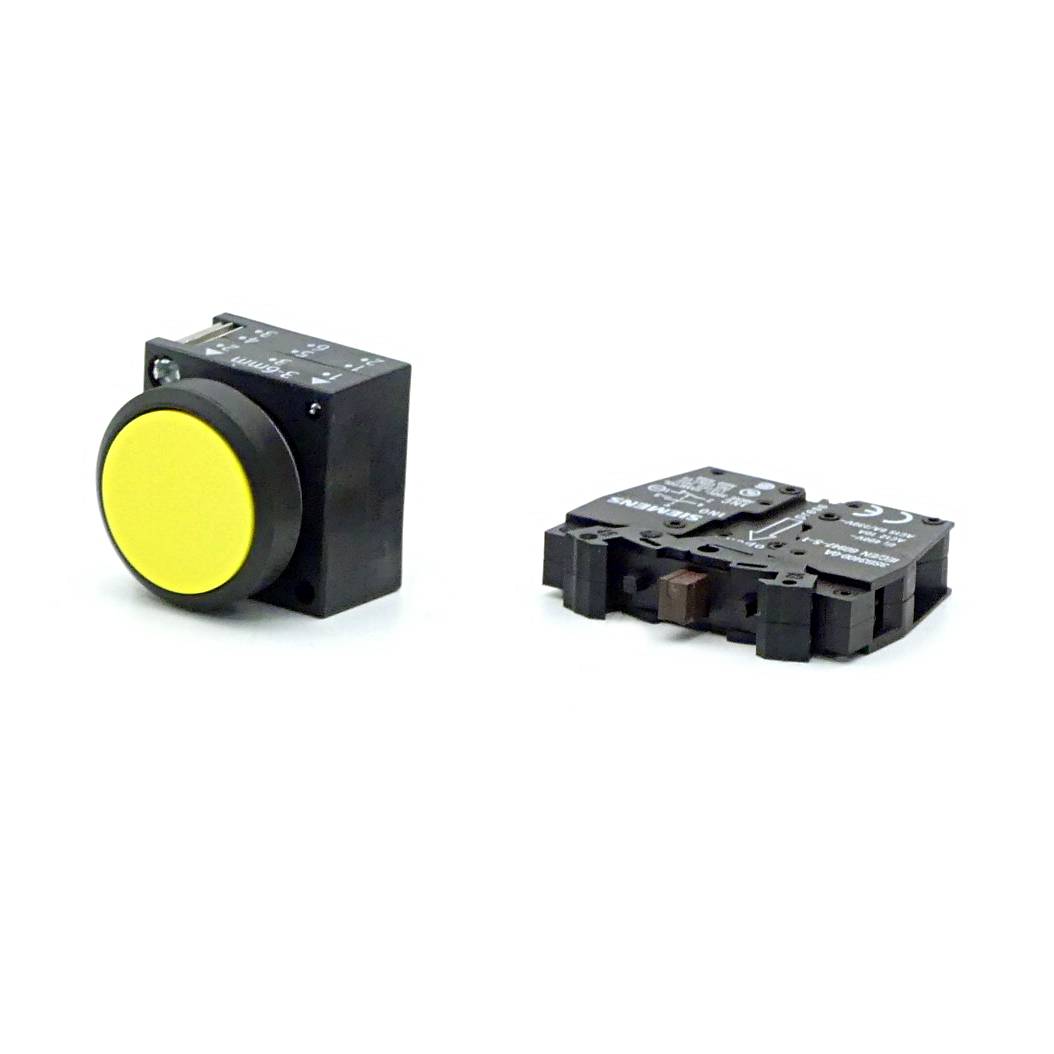 Siemens 4 Stück Drucktaster gelb (3SB3201-0AA31)