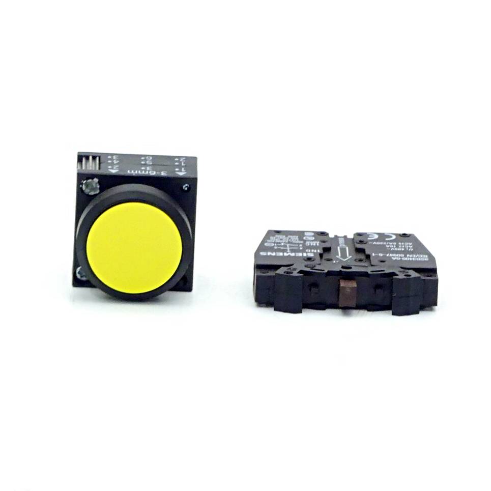 Siemens 4 Stück Drucktaster gelb (3SB3201-0AA31)