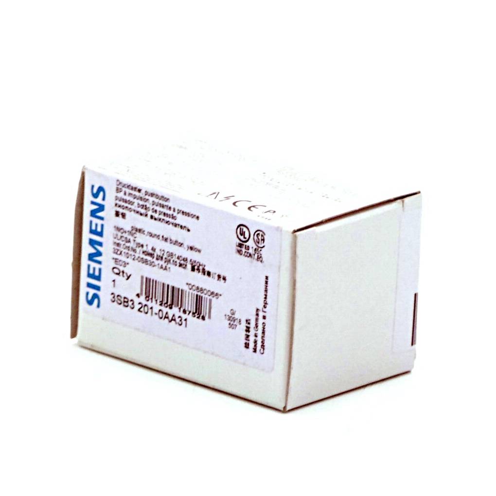 Siemens 4 Stück Drucktaster gelb (3SB3201-0AA31)