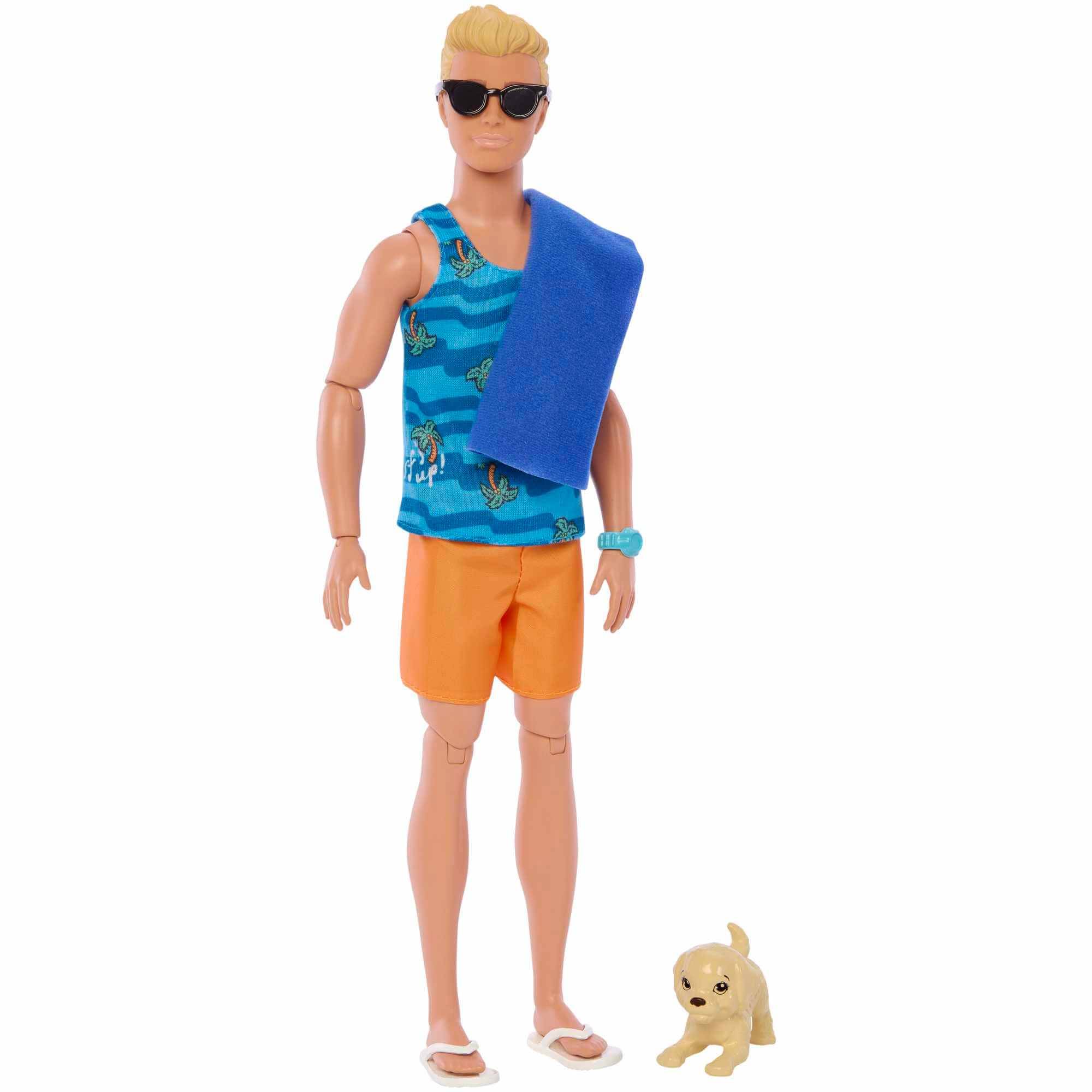 Mattel HPT50 - Barbie Ken Surfer-Puppe & Accy