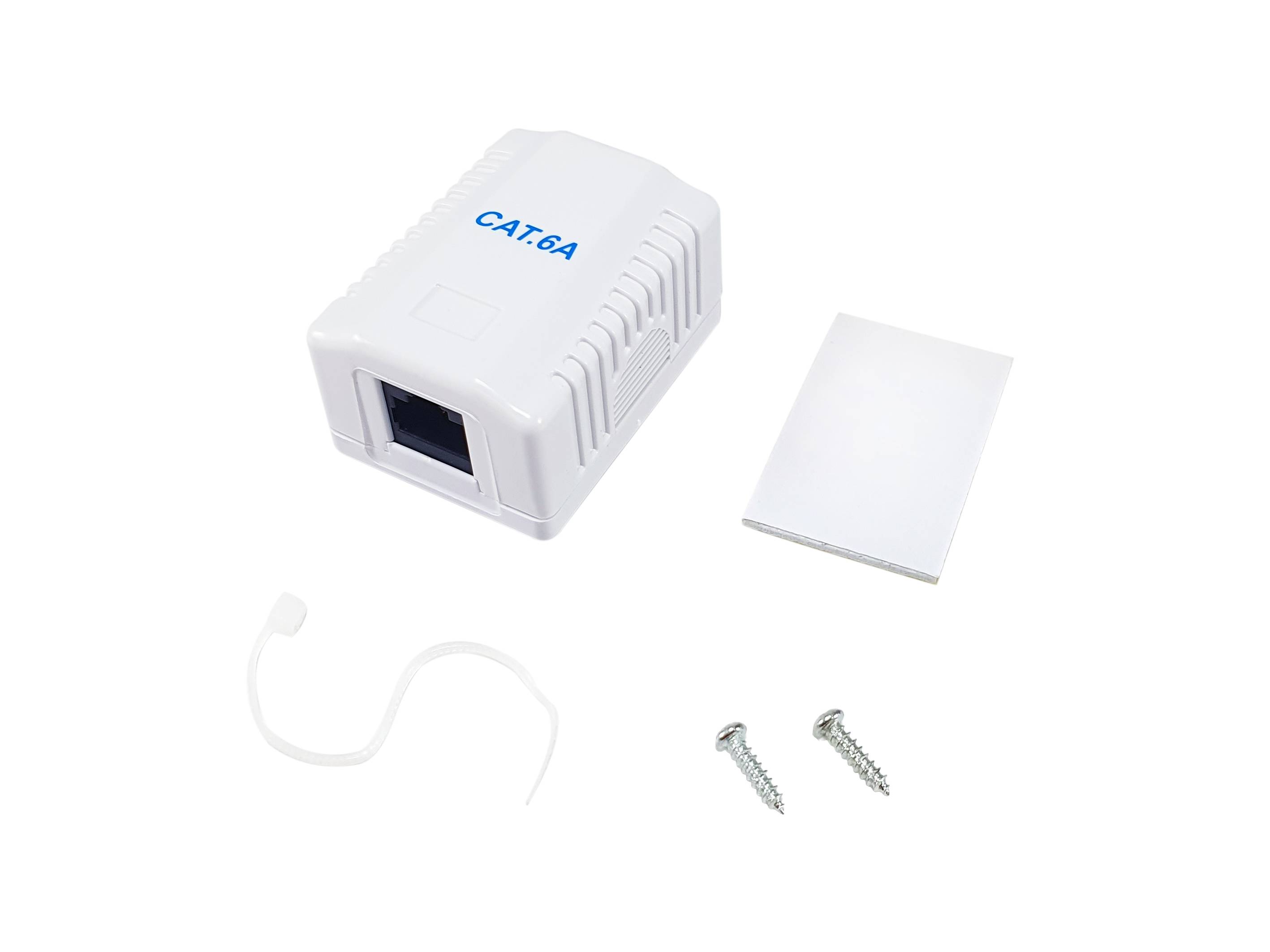 Equip Aufputzdose Cat6A 1-Port RJ45 UTP
