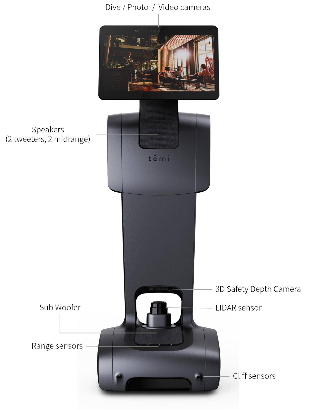 temi - Telepräsenzroboter