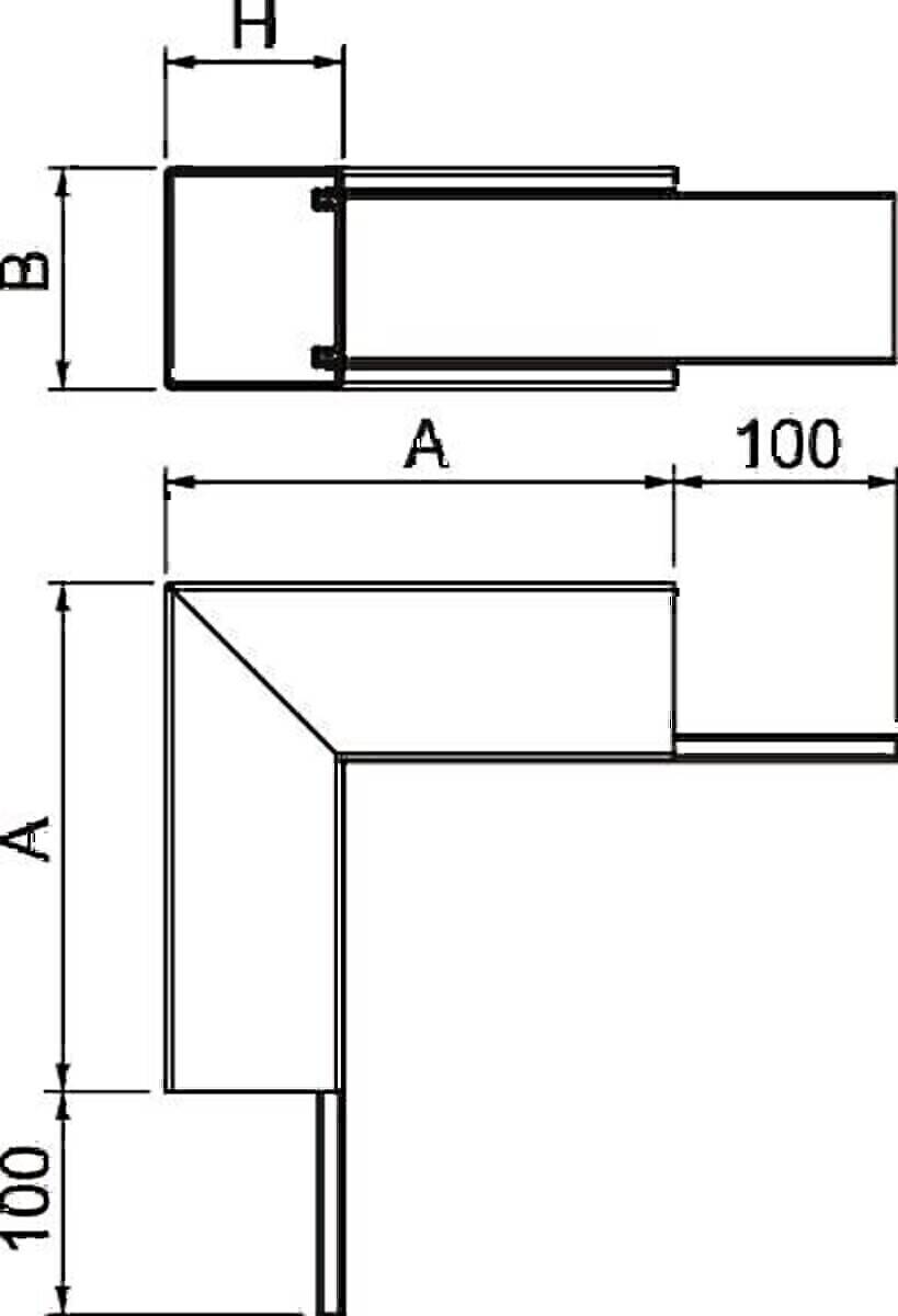 OBO Bettermann Inneneck PLM IC 0810 RW