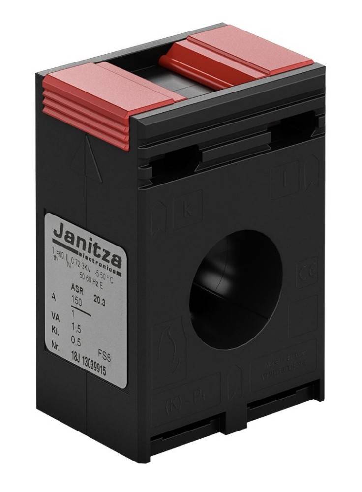 Janitza Electronic Aufsteckstromwandler 150/0,1A 1,5VAKl.0,5