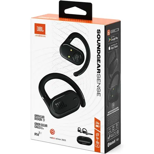 JBL Soundgear Sense Kabellose In-Ear-Sportkopfhörer Schwarz JBL Soundgear Sense Kabellose In-Ear-Sportkopfhörer Schwarz
